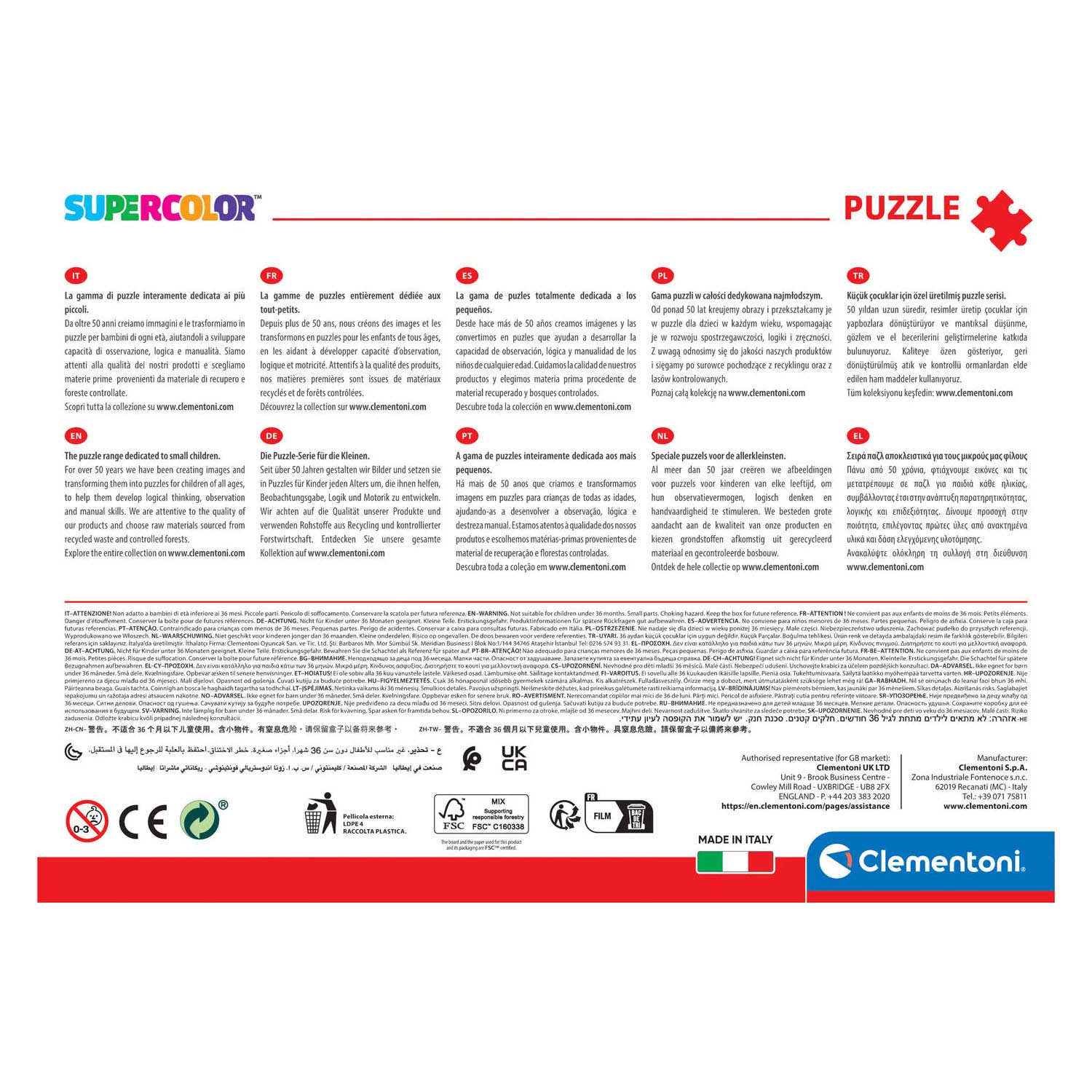 Clementoni Puzzle - Bluey in der Küche, 104st.