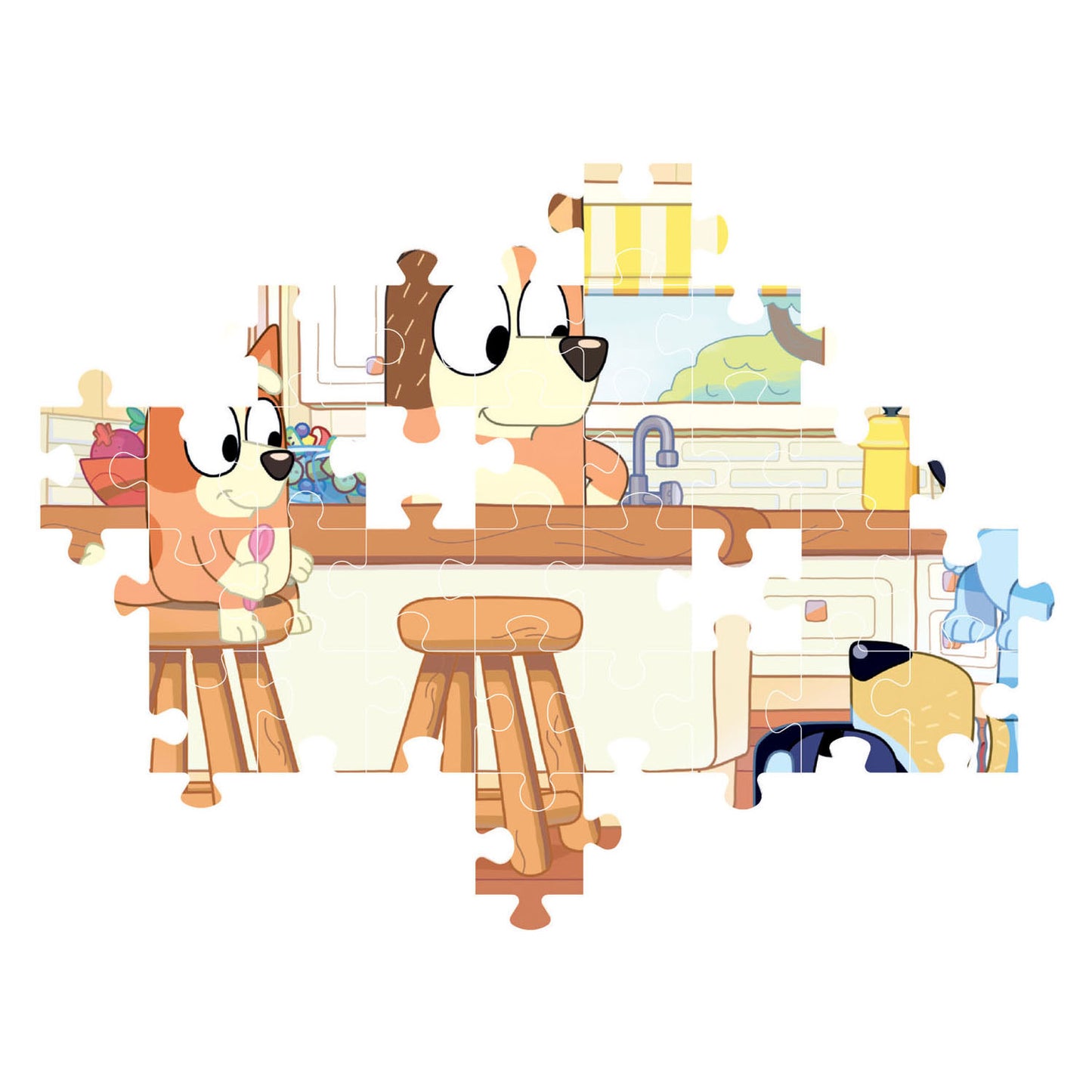 Clementoni Puzzle - Bluey in der Küche, 104st.