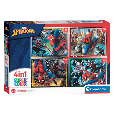 Clementoni Rätsel Marvel Spiderman, 4in1