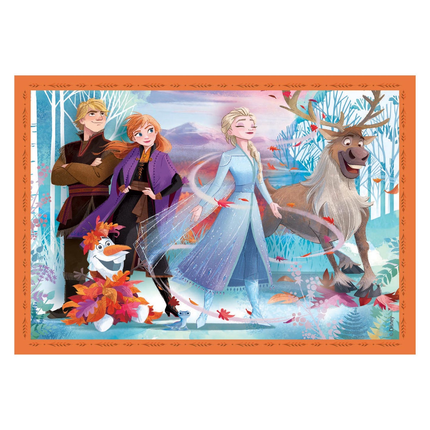 Clementoni Rätsel Disney Frozen, 4in1