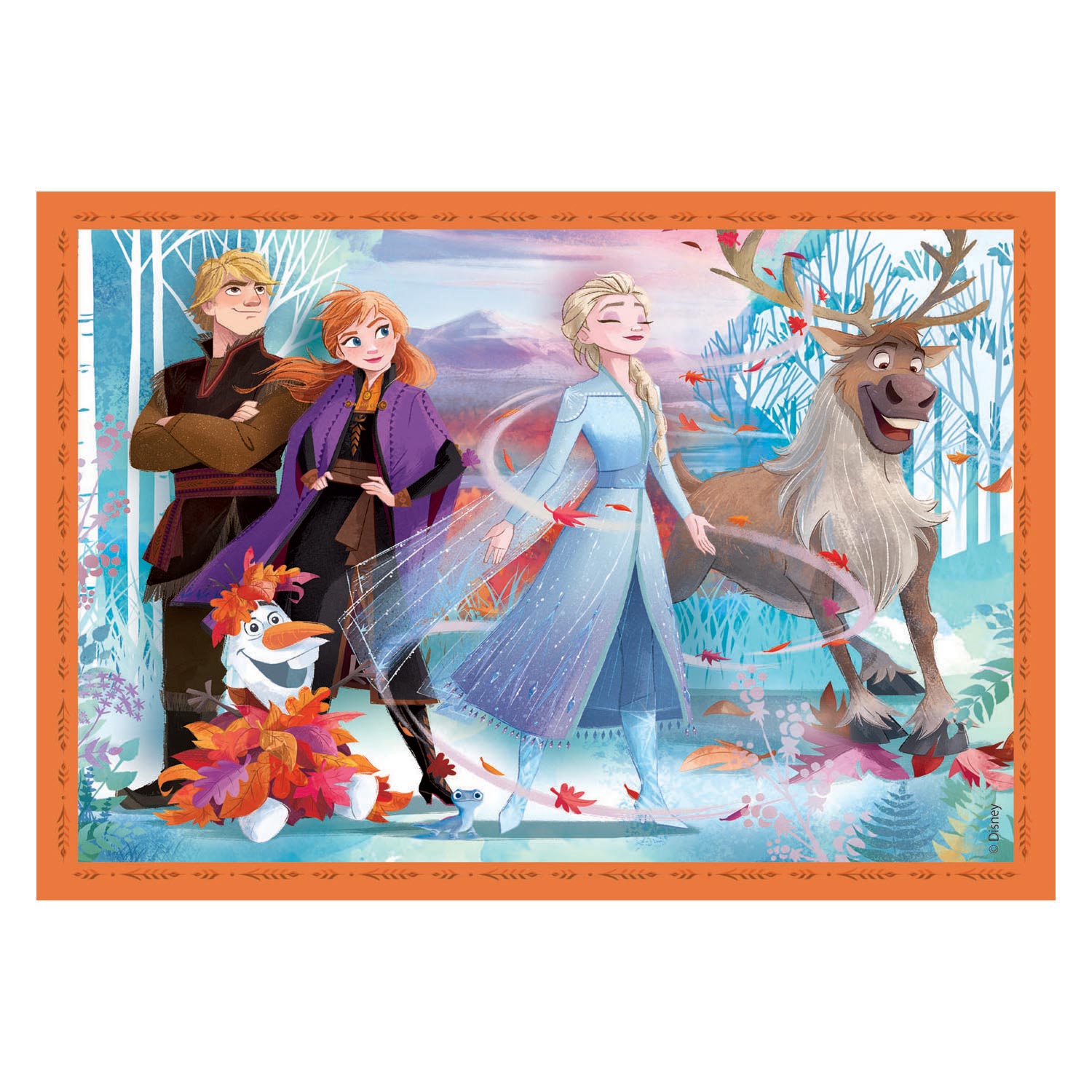 Clementoni Rätsel Disney Frozen, 4in1