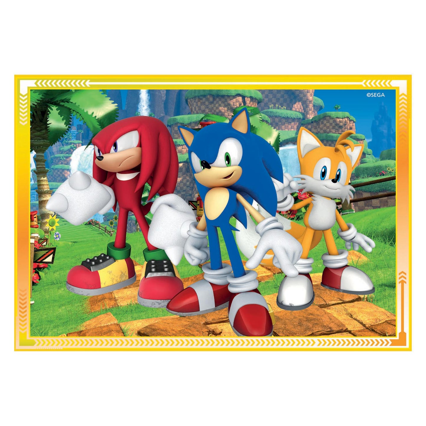 Clementoni Rätsel Sonic, 4in1