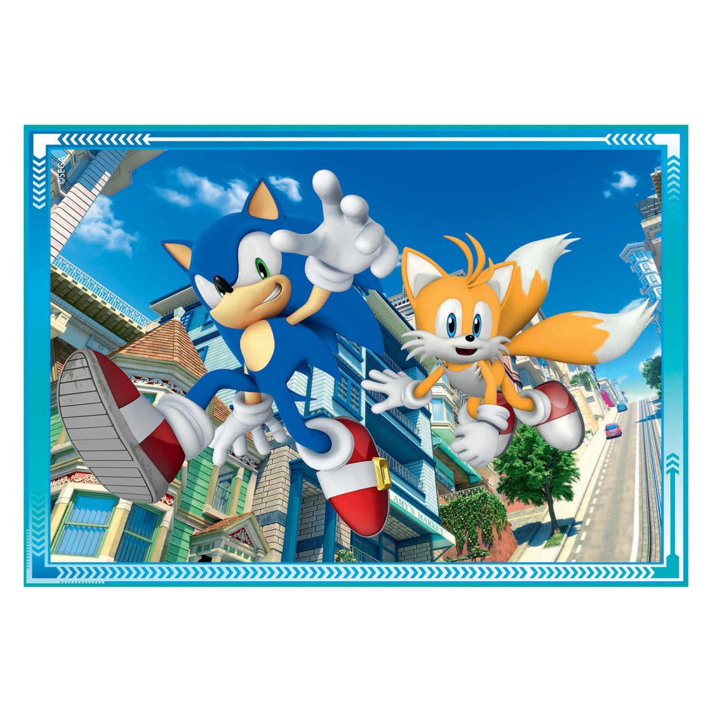 Clementoni Rätsel Sonic, 4in1