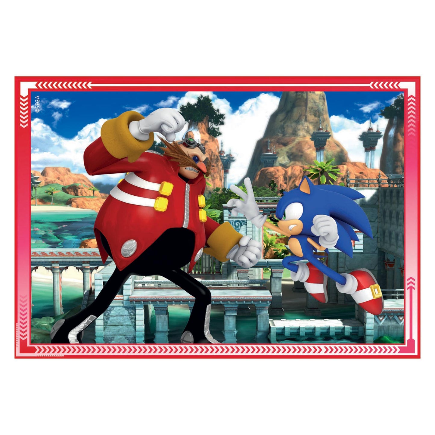 Clementoni Rätsel Sonic, 4in1