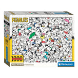 Clementoni Jigsaw Puzzle Impossible Erdnüsse Snoopy, 1000st. - afbeelding 1