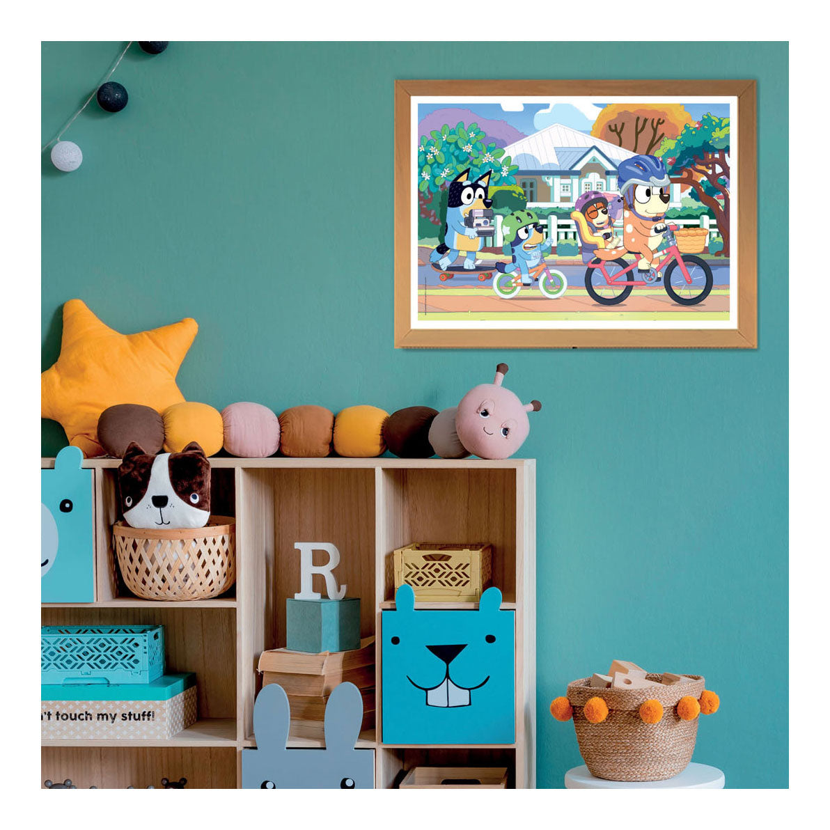 Clementoni Jigsaw Puzzle Super Color - Bluey Bikes, 24st.