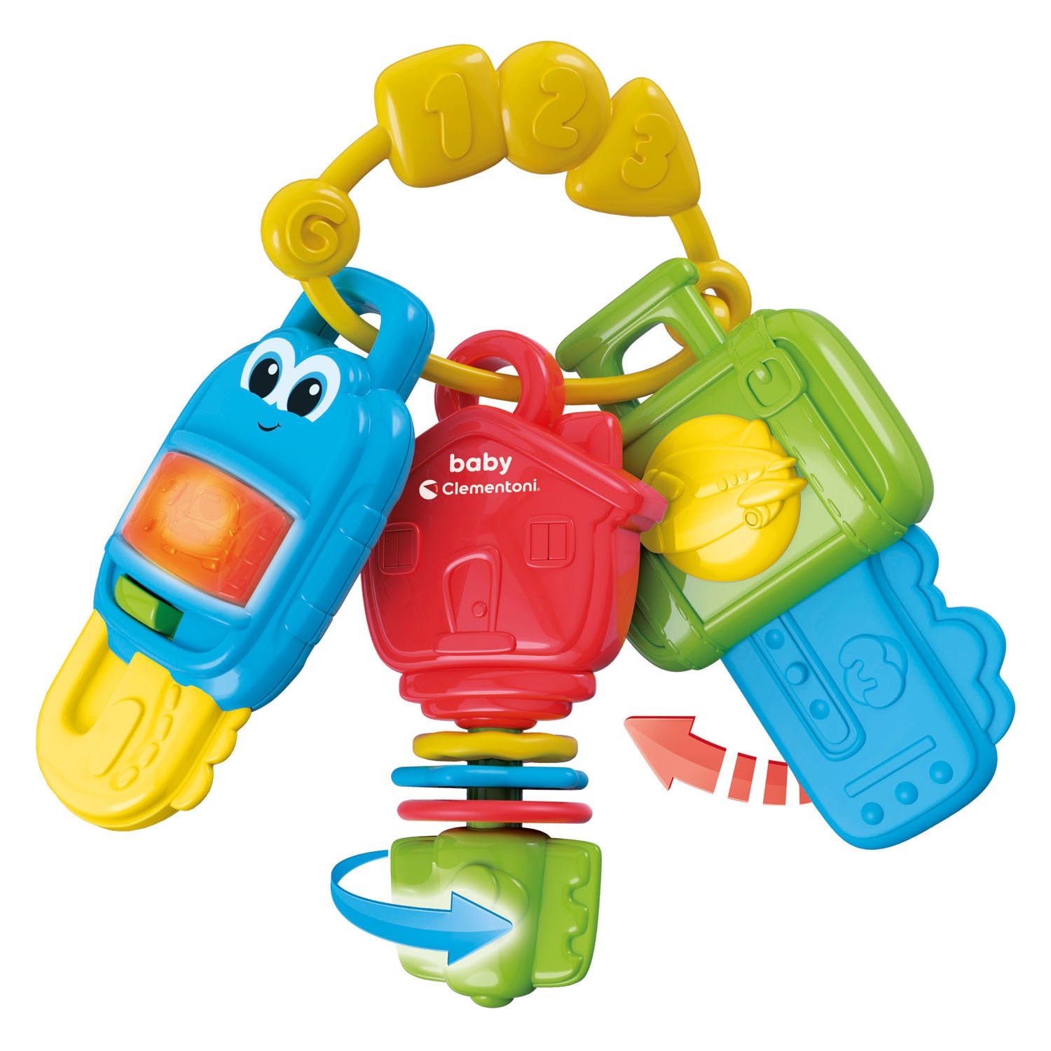 Clementoni Babyschlüssel + Licht und Klang