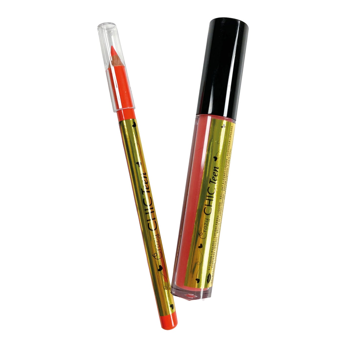 Clementoni Crazy Chic Lipgloss und Lippotlood Tropical Vibe, 2st.