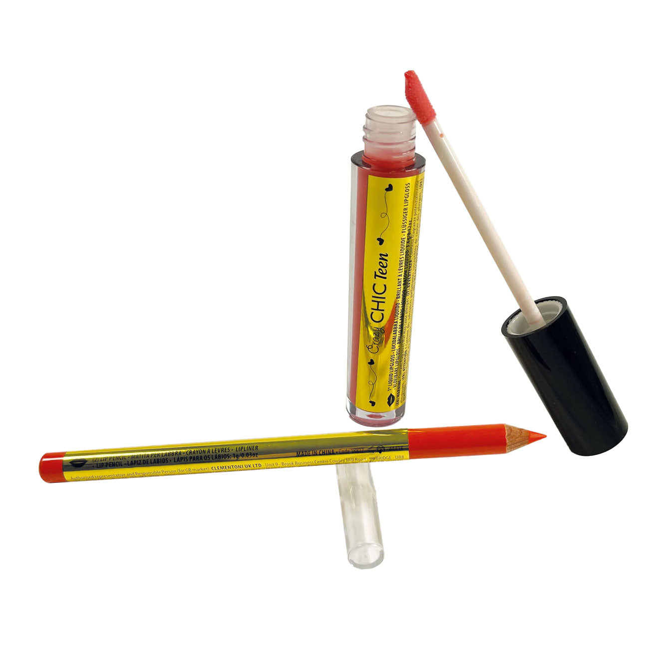 Clementoni Crazy Chic Lipgloss und Lippotlood Tropical Vibe, 2st.