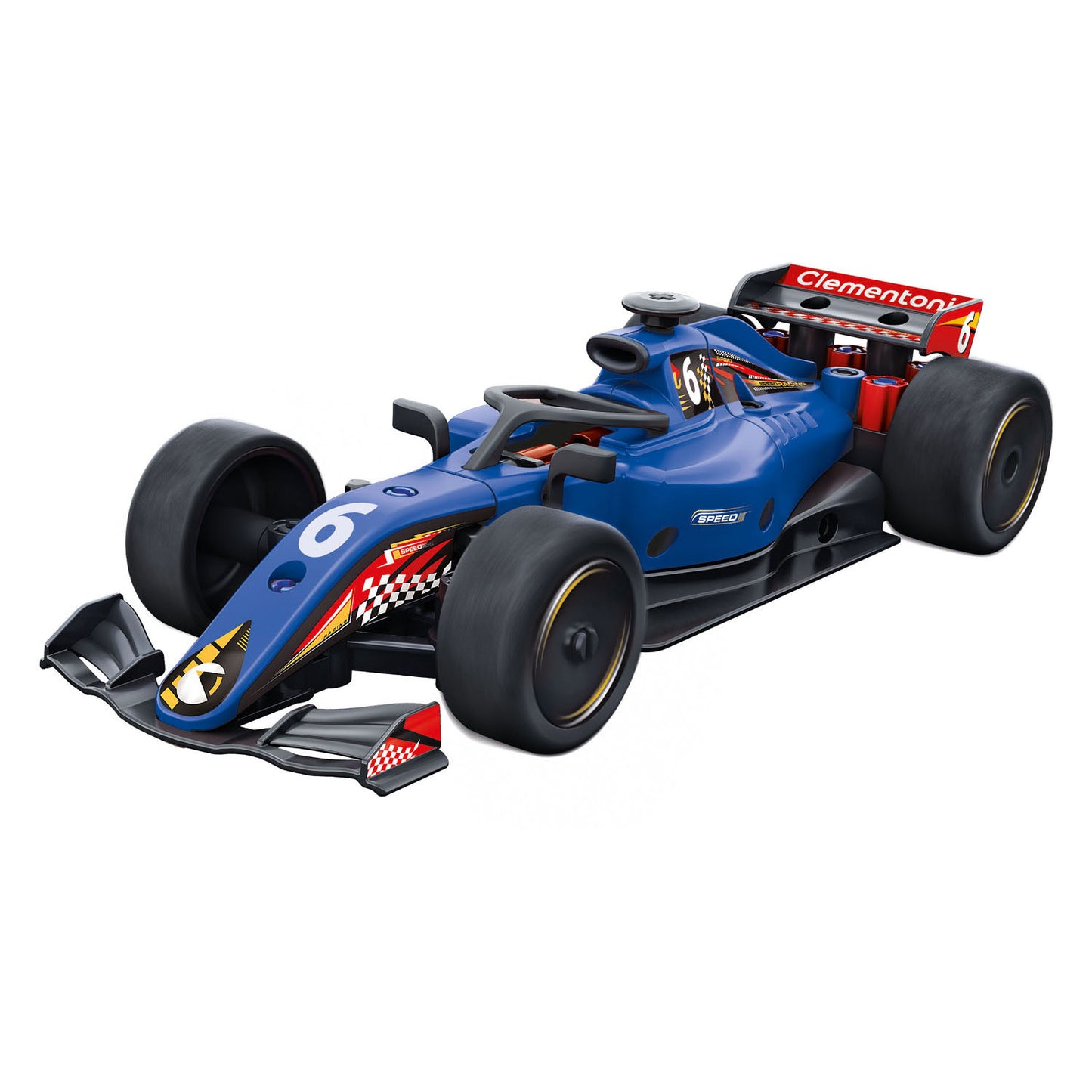 Clementoni Science und Game Mechanics Racing Car oder Go Kart 2in1 Gebäude -Set