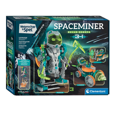 Clementoni Science and Space Space Miner Robotics 3in1 Bouwset