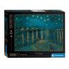 Clementoni Jigsaw Puzzle aus Gogh Night über The Rhone, 1000st.
