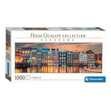 Clementoni Jigsaw Puzzle Panorama Bright Amsterdam, 1000st. - afbeelding 1