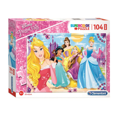 Clementoni Jigsaw Puzzle Super Color Maxi Prinzessin, 104st.