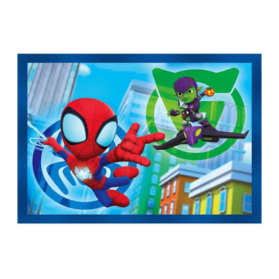 Clementoni Legpuzzel 4in1 Spidey und seine erstaunlichen Freunde