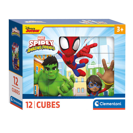 Clementoni Block -Puzzle Spidey und seine erstaunlichen Freunde, 12st.
