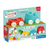 Clementoni Baby - Clemmy sensorischer Zug mit weichen Blöcken, 12dlg.