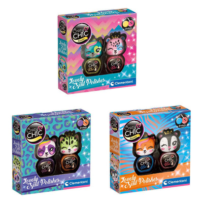 Clementoni Crazy Chic - Nagellacktiere, 2st.