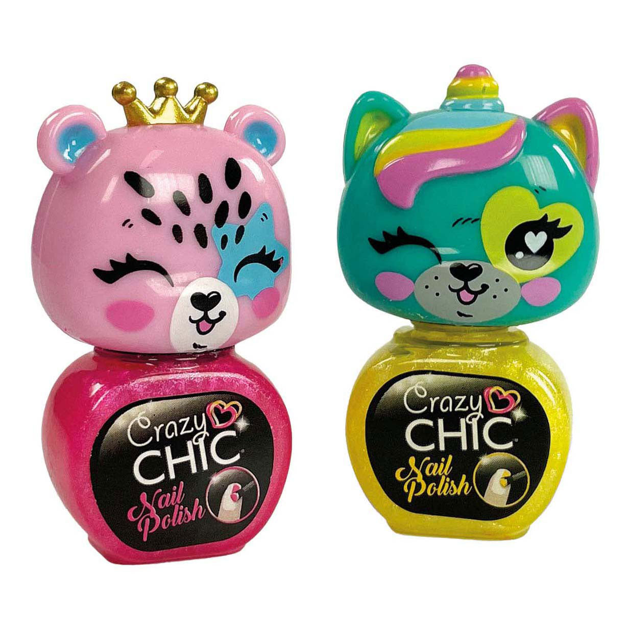 Clementoni Crazy Chic - Nagellacktiere, 2st.