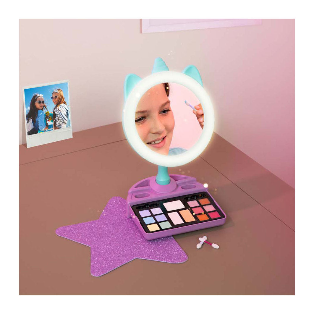 Clementoni Crazy Chic - Unicorn Spiegel mit LED -Ringlicht