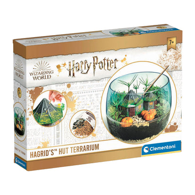 Clementoni – Harry Potter Terrarium – Hagrids fantastische Hütte – Pflanzenexperimentierset – ab 7 Jahren