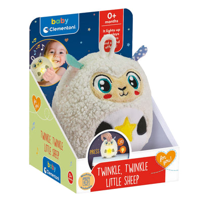 Clementoni Baby Twinkle Twinkle Kleine Schaap kuschelige Nachtlampe