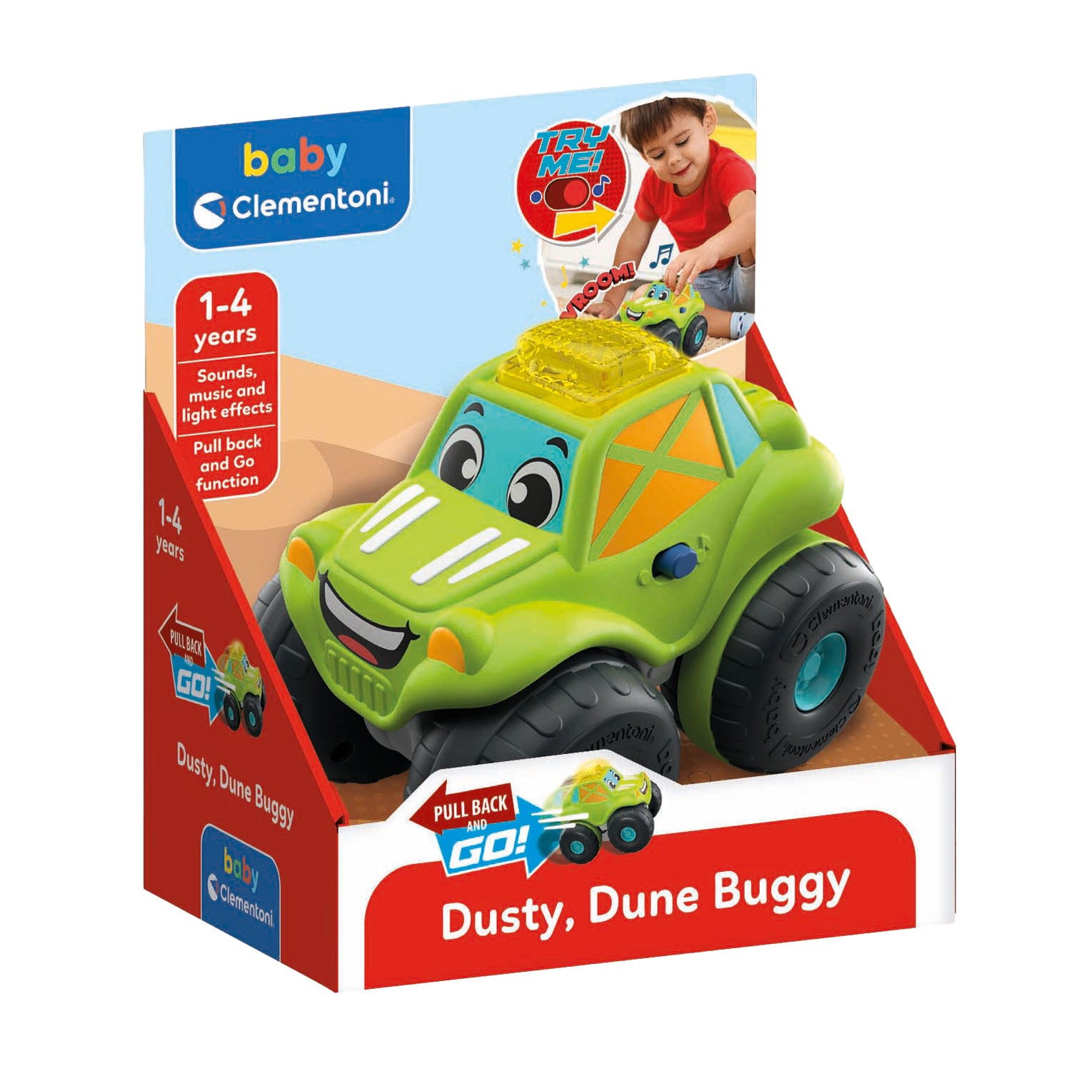Clementoni Baby-Rückziehbuggy mit Sound