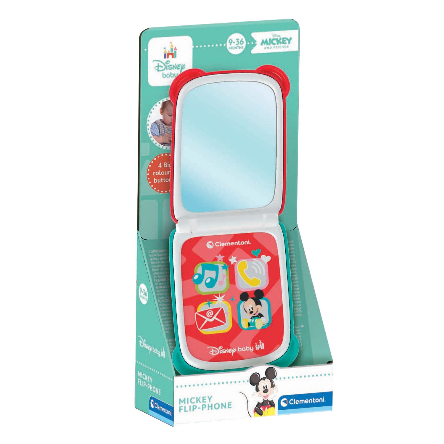 Clementoni Baby Disney Mickey Mouse Phone Falten