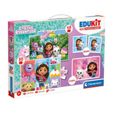 Clementoni Gabbys Poppenhuis Edukit 4in1 Rätsel und Spiele - afbeelding 1