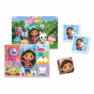 Clementoni Gabbys Poppenhuis Edukit 4in1 Rätsel und Spiele