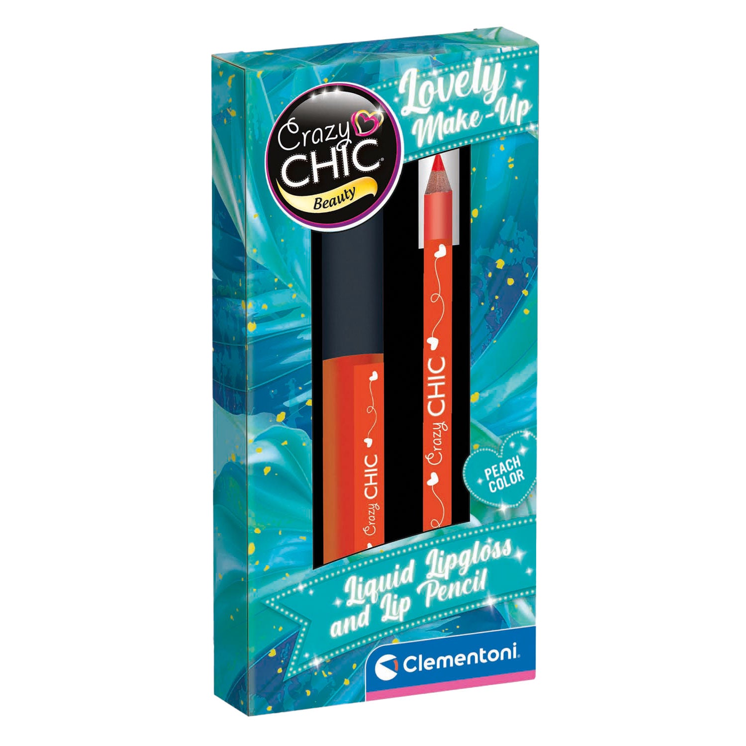 Clementoni Crazy Chic Lipgloss und Lip Liner Orange