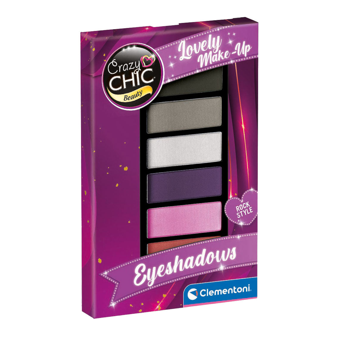 Clementoni Crazy Chic Lid Shadow Rock Style, 8dlg.