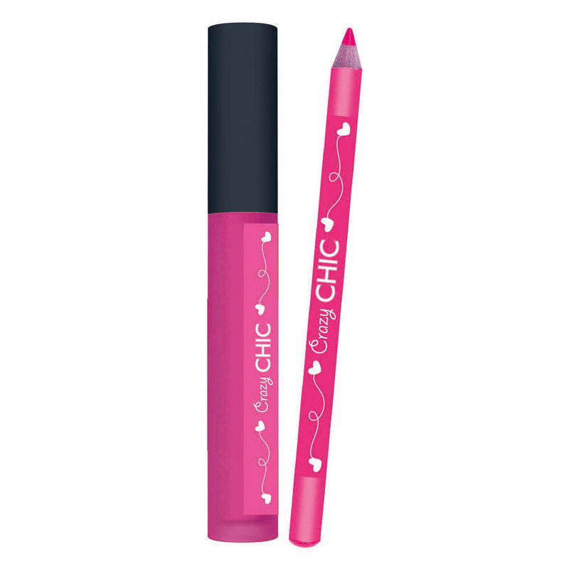 Clementoni Crazy Chic Lipgloss und Lip Liner Strawberry