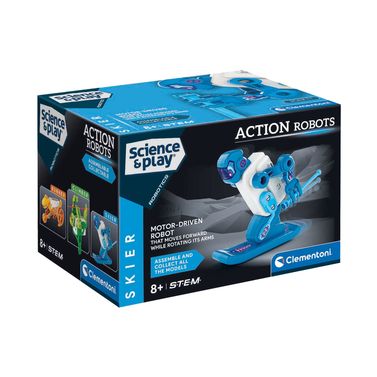 Clementoni Science Game Actionroboter - Skifahrer