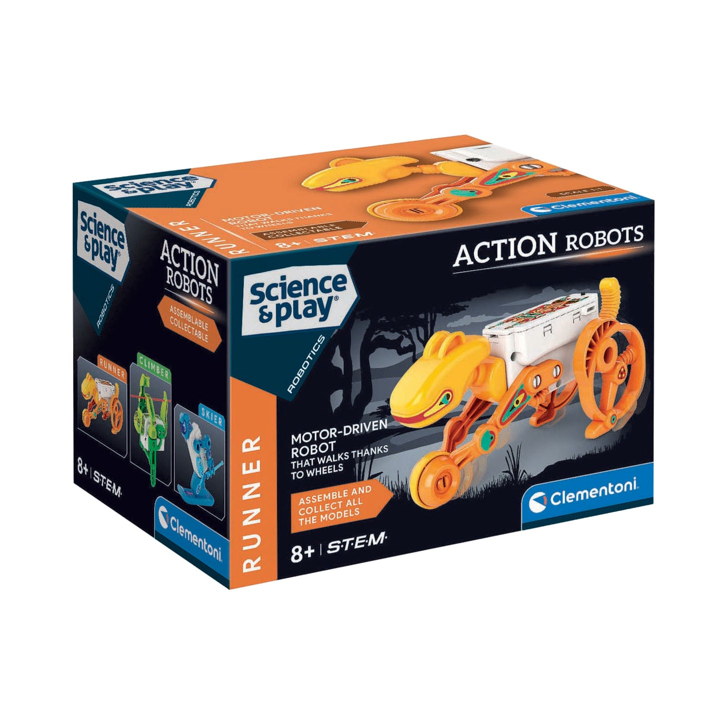 Clementoni Science und Spel Action Roboter - Läufer