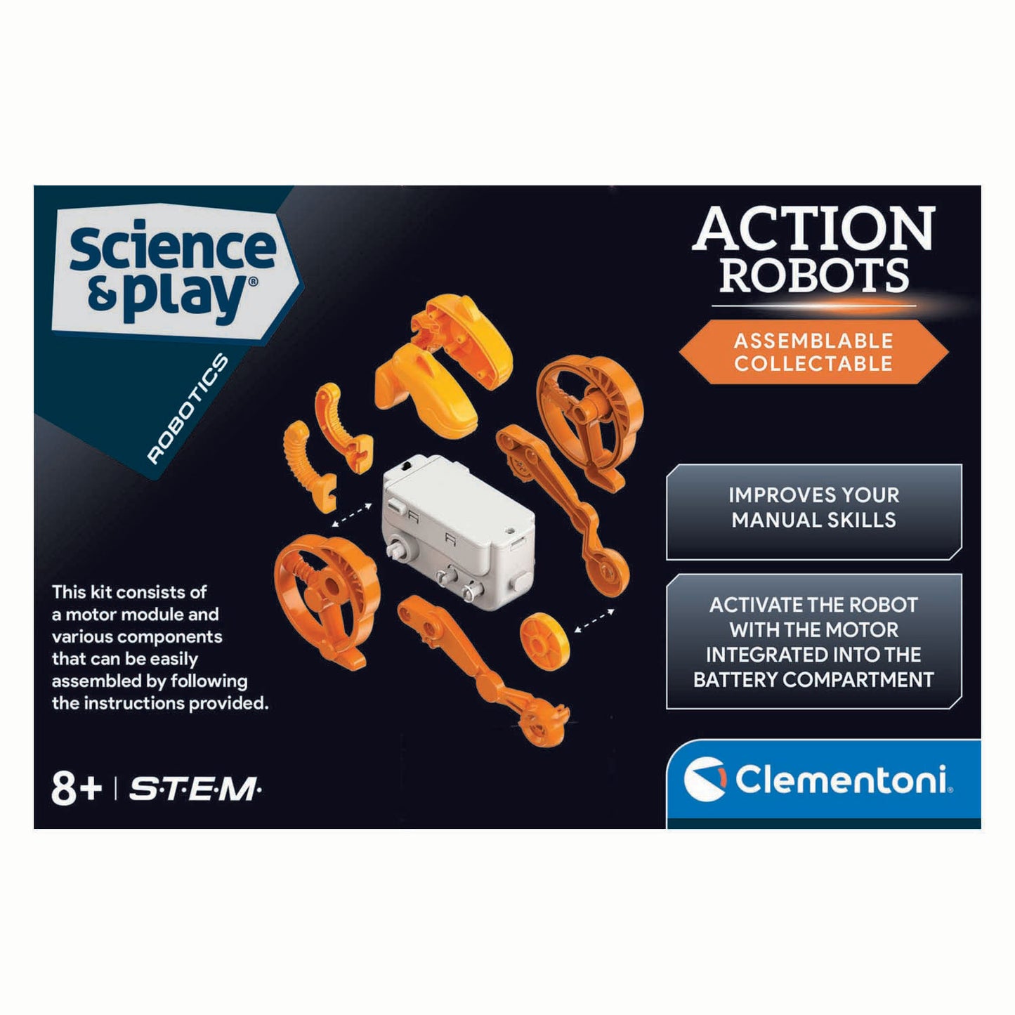 Clementoni Science und Spel Action Roboter - Läufer