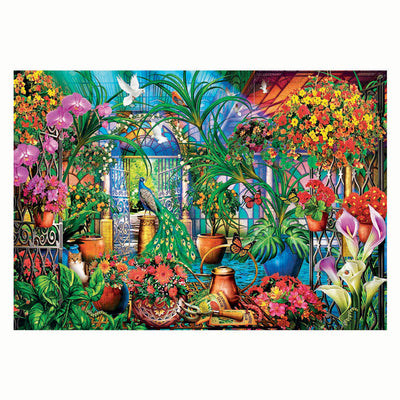 Clementoni Jigsaw Puzzle Artworks Die Gewächshausbauer, 500st.
