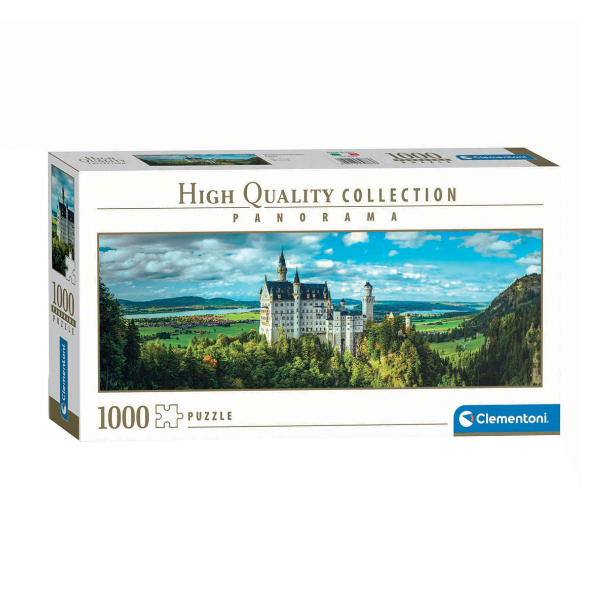 Clementoni Panorama Cover Slot Neuschwanstein, 1000st.