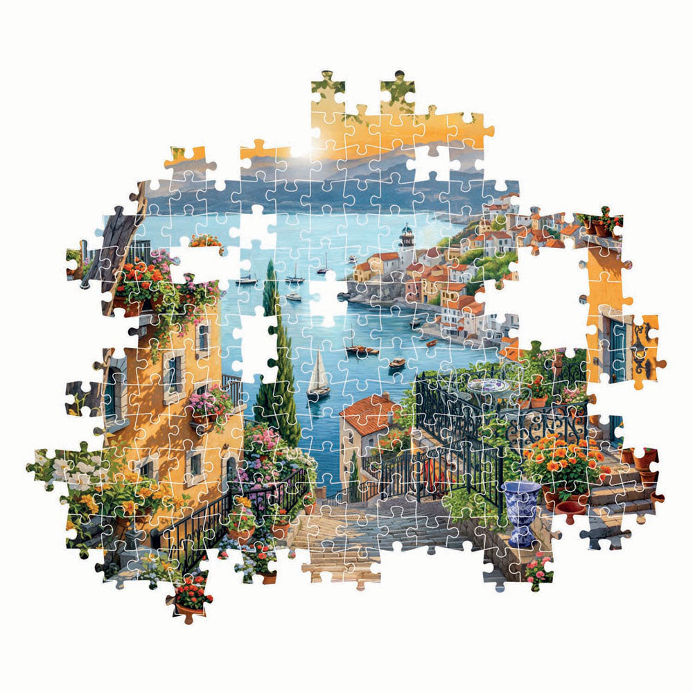 Clementoni Puzzle -Kunsttreppe zum Hafen, 1500st.