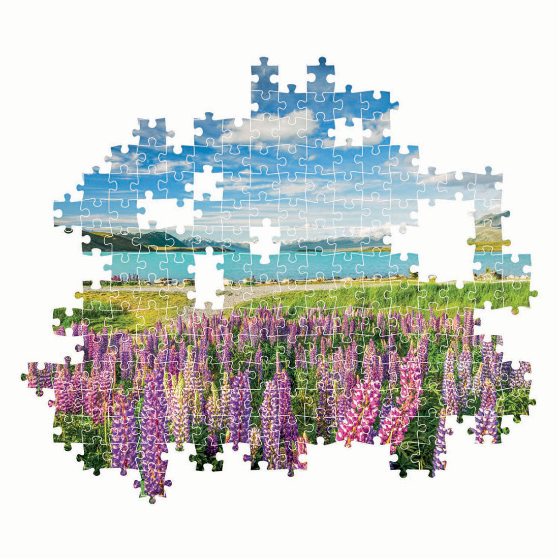 Clementoni Puzzle Blumen am Lake Tekapo, 1500st.