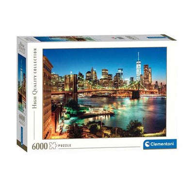 Clementoni Puzzle Brooklyn Bridge Lichter, 6000 Teile.