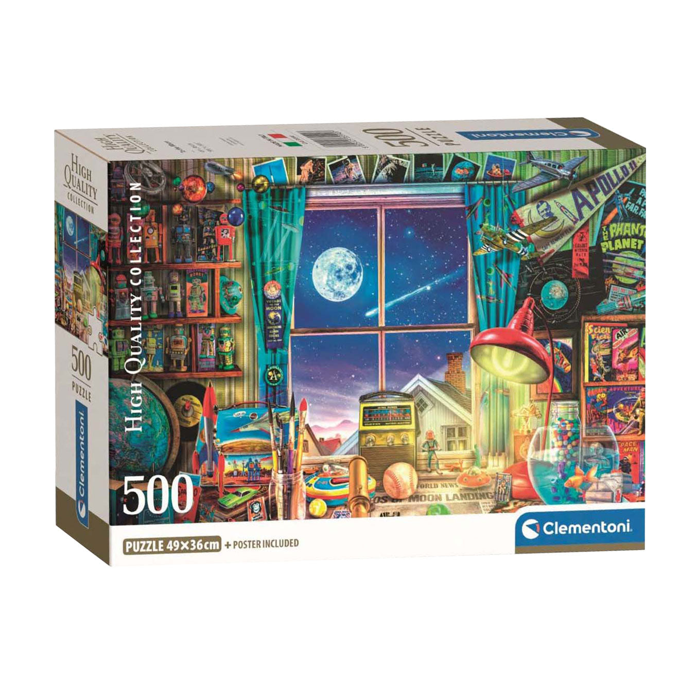 Clementoni Puzzle zum Mond, 500st.