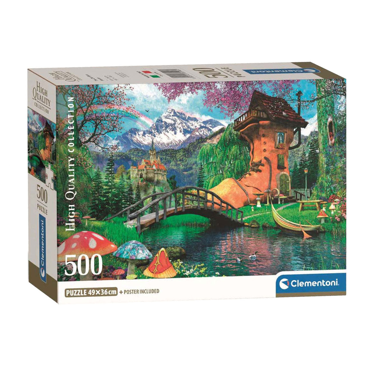 Clementoni Puzzle Das alte Schuhhaus, 500st.