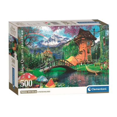 Clementoni Puzzle Das alte Schuhhaus, 500st.