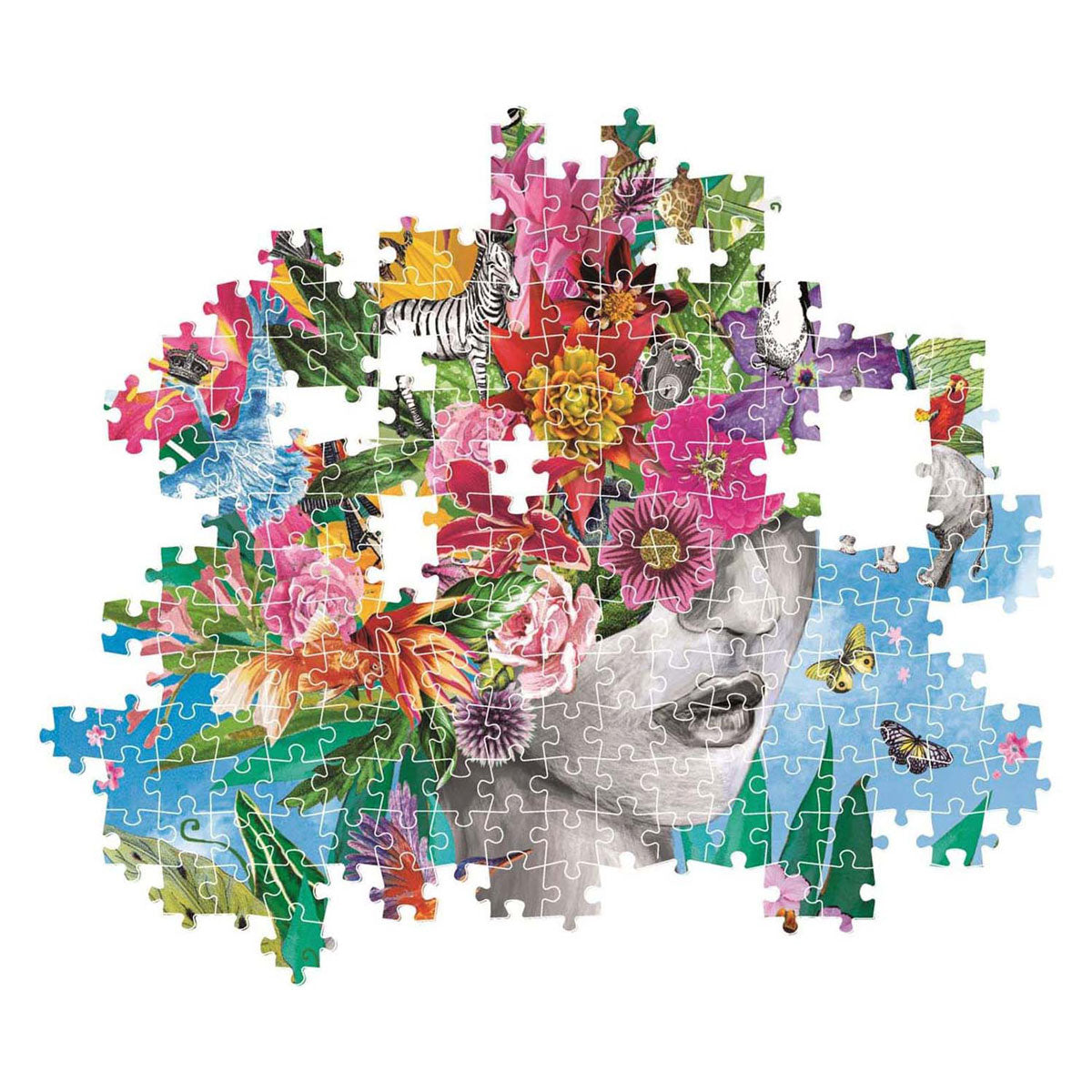 Clementoni Jigsaw Puzzle Head im Dschungel, 500st.