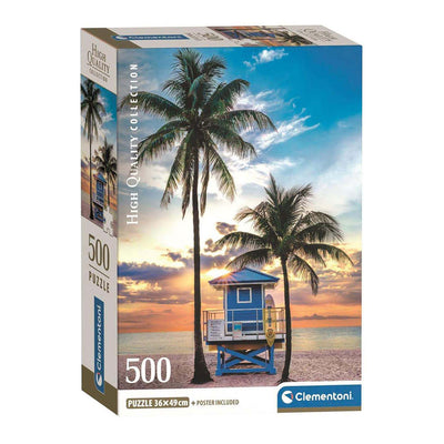 Clementoni Jigsaw Puzzle Miami Beach Florida, 500st.