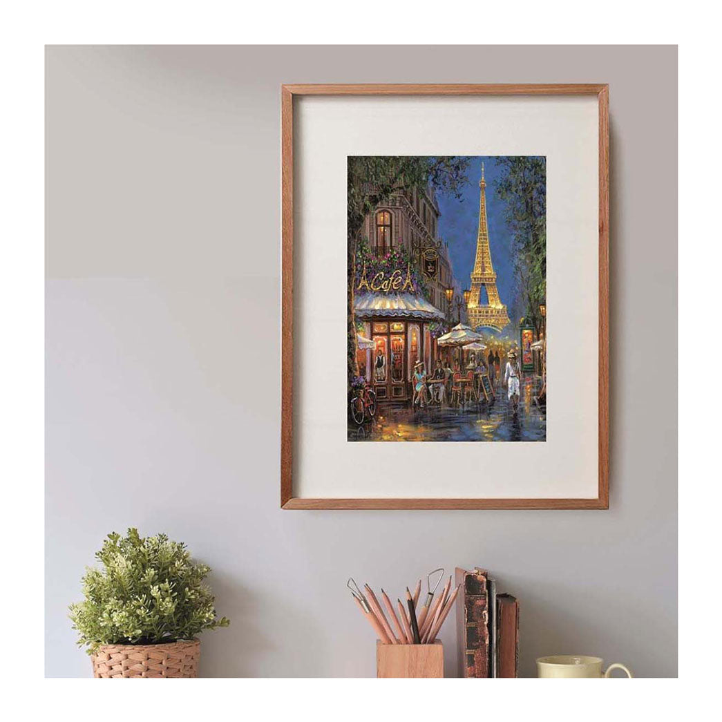 Clementoni Jigsaw Puzzle Night im Eiffel Café, 500st.