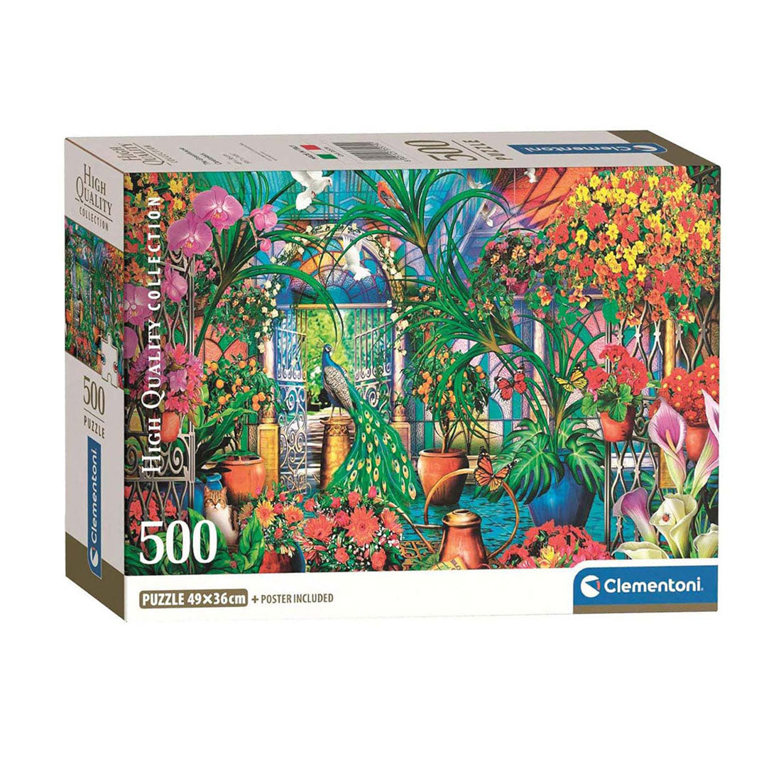 Clementoni Puzzle Die Gewächshausbauer, 500st.