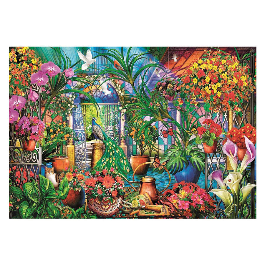 Clementoni Puzzle Die Gewächshausbauer, 500st.