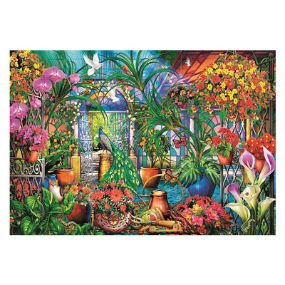 Clementoni Puzzle Die Gewächshausbauer, 500st.